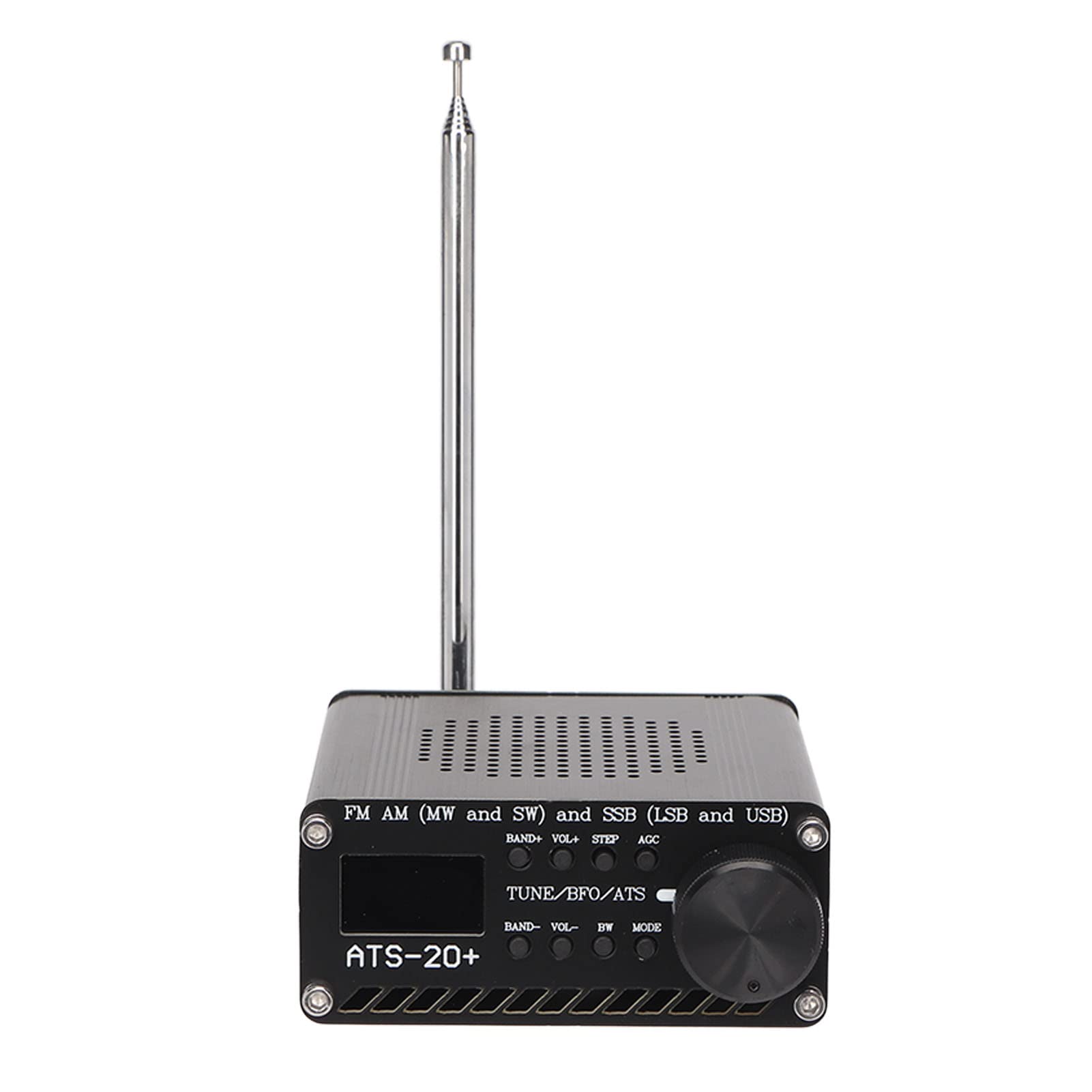 ATS 20+ Radio Receiver, World Band Digital Receiver, High Sensitivity Portable Small World Band Digital Receiver for Outdoor Camping Home