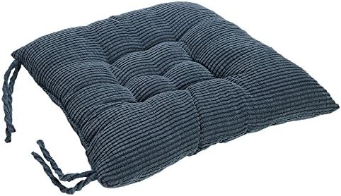Indoor Soft Square 40cm Velvet Seat Cushion Chair Cafe Sofa Cushion Pads Cotton #Navy Blue
