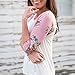 Goddessvan Plus Size Tops, Women Long Sleeve O-Neck Casual Floral Print Shirt Blouse