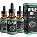 XPRNC Hemp Oil Extract - Full Spectrum Organic Supplement with Omega 3 6 9 - Relieves Stress, Anxiety and Depression - Promote Sleep, Pain Relief and Clarity - Antioxidant and Anti Aging - Mint Flavor