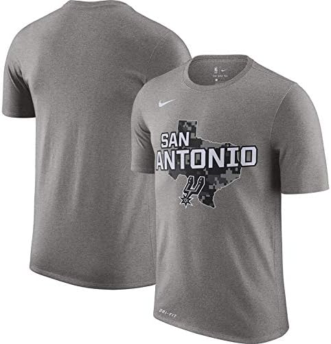 Amazon ナイキ メンズ Tシャツ San Antonio Spurs スパーズ Nike 19 City Edition Hometown T Shirt 半袖 Gray M 並行輸入品 Tシャツ カットソー 通販