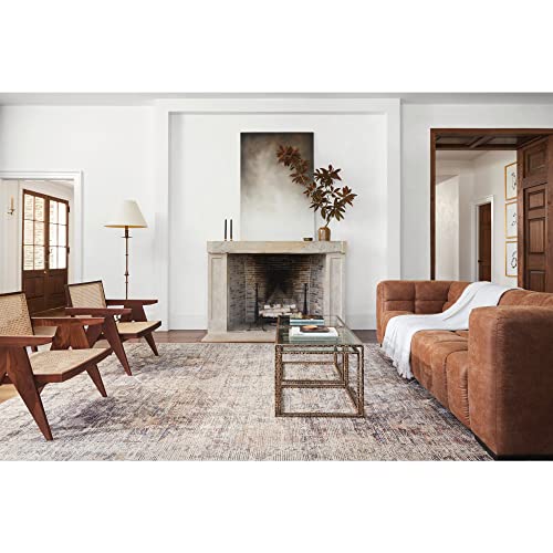 Livabliss x Becki Owens Marlene Vintage Medallion Area Rug, 9'2" x 12', Dark Br…