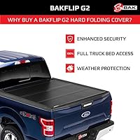 Amazon Com Bak Bakflip G2 Hard Folding Truck Bed Tonneau Cover 226329 Fits 2015 2020 Ford F150 5 7 Bed 67 1 Automotive