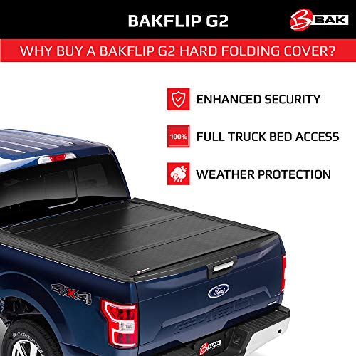 BAK BAKFlip G2 Hard Folding Truck Bed Tonneau Cover 226133 Fits