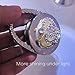 QTMY Rhinestone Imperial Crown Purse Hanger for Tables Foldable Handbag Hook