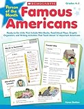 Person of the Month: Famous Americans: Ready-to-Go Units That Include Mini-Books, Read-Aloud Plays, Graphic Organizers, and Writing Activities That Teach About 12 Important Americans