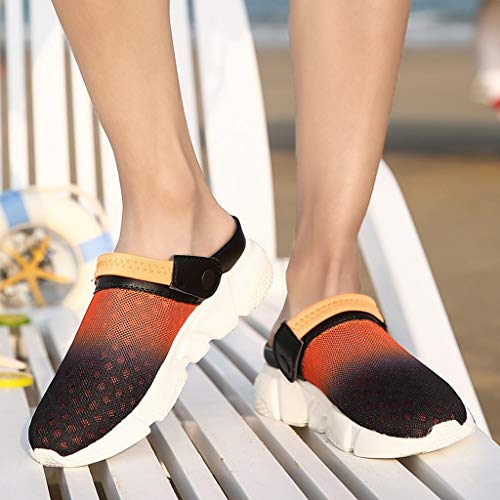 ONLY TOP Mens Womens Mesh Sandals Garden Clog Shoes Breathable Summer Slippers Lightweight Walking Beach Sandals