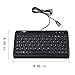 Super Mini Wired Keyboard, MCSaite Full Size 78 Keys Keypad Small Portable Fit with Professional or Industrial Use for Computer Laptop Mac Notebook