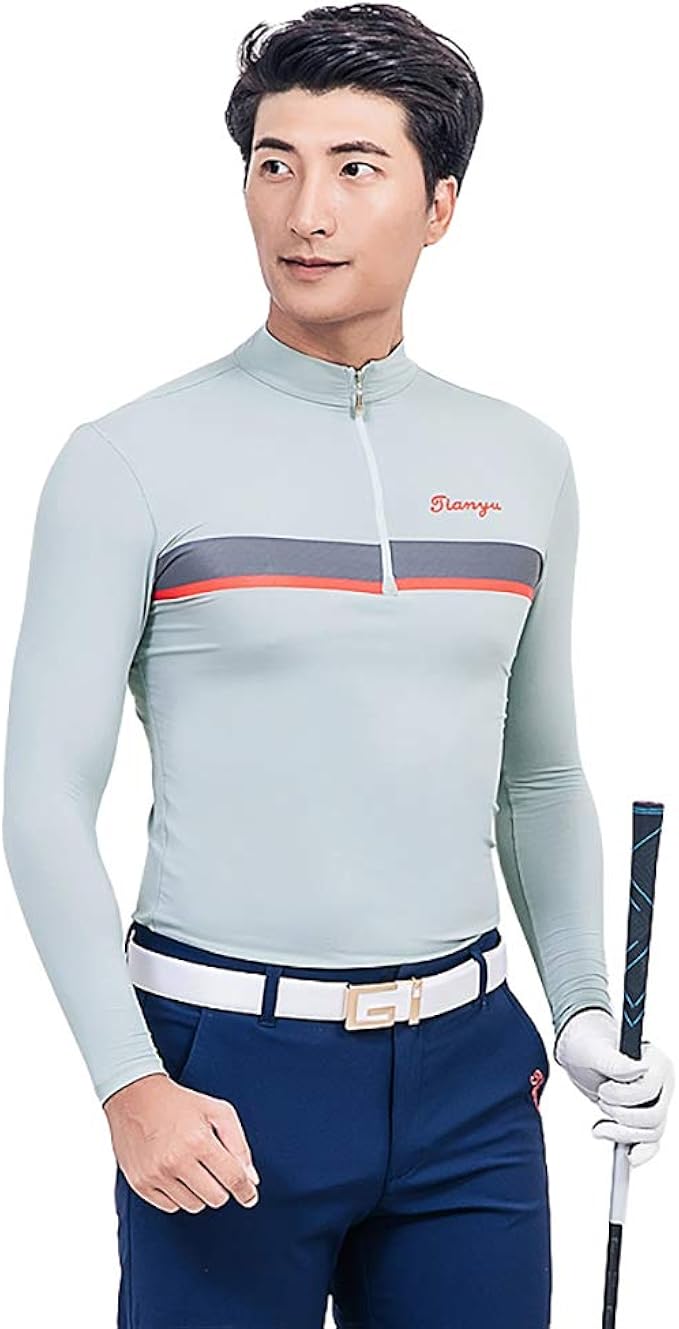 Amazon Gakkino ゴルフシャツ スポーツインナー 長袖 メンズ Tシャツ 日焼け防止 Polo Cxtx シャツ 通販