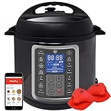 Mealthy MultiPot 9-in-1 Programmable Pressure Cooker 8 Quart with Stainless Steel Pot, Steamer Basket, instant access to recipe App. Pressure Cook, Slow Cook, Sauté, Egg, Hot Pot, Rice Cooker, Yogurt