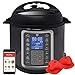 Mealthy MultiPot 9-in-1 Programmable Pressure Cooker 8 Quart with Stainless Steel Pot, Steamer Basket, instant access to recipe App. Pressure Cook, Slow Cook, Sauté, Egg, Hot Pot, Rice Cooker, Yogurt