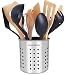 Utopia Kitchen Stainless Steel Cooking Utensil Holder 5 x 5.3 Inches