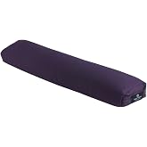 Hugger Mugger Pranayama Yoga Bolster - Very Firm, use Under Length of Spine for Deeper Breathing or Under Ankles, Handmade in The USA