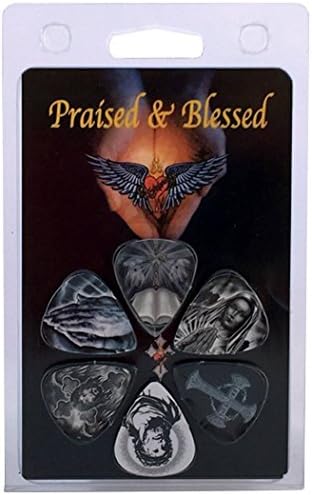 Hot Picks Praised & Blessed Collectible Static Picture Guitar Picks
