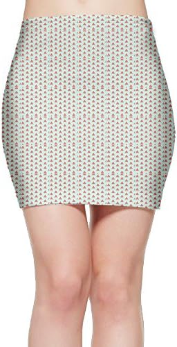 Tightslady Women's Sexy Mini Skirt Knit Summer Watermelon Pattern