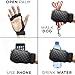 Empower Weighted Gloves for Women, Kickboxing, MMA, 4 Lb Set (2 Pounds Each Glove), Geo Black