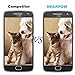 [2 Pack] Moto G5 PLUS Screen Protector, Nearpow [Tempered Glass] Screen Protector with [9H Hardness] [Crystal Clear] [Easy Bubble-Free Installation] [Scratch Resist]