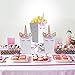 Mukum 36 Pcs Popcorn Boxes for Unicorn Treat Box Candy Cookie Containers for Baby Shower, Movie Nights, Carnivals, Birthday Party Favor Supplies