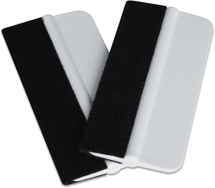 EHDIS Vinyl Scraper 4 inch Felt Squeegee for Vinyl ,Window Tinting, Sign Marking, Film Installing,Decal Applicator Tool - Pack of 2: Automotive