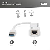 DIGITUS USB 3.0 to Gigabit Ethernet Adapter 1 GBit/s RJ45 LAN Network Converter view 2