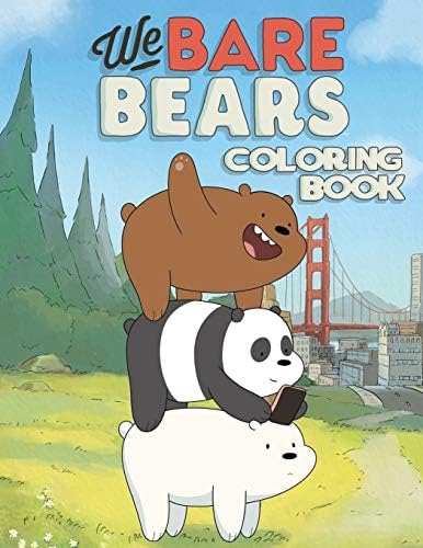 We Bare Bears Coloring Book Paperback – September 7, 2018