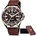 Misskt Men's Fashion Casual Sport Watches Men Waterproof Leather Quartz Watch