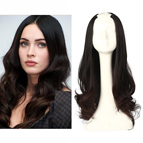 Clip In Half Wig For White Women Blonde Curly Wavy Sarla 26 Thick