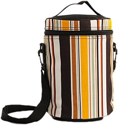 Ospard Stainless Steel Insulated Lunchbox (1.5L, Bag Stripe)