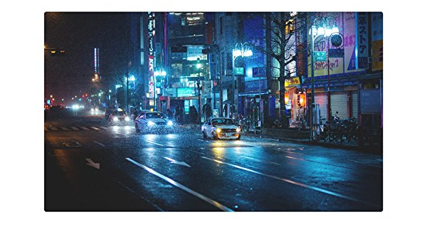 Japón lluvia calle noche Datsun ciudades muebles & decoración ...