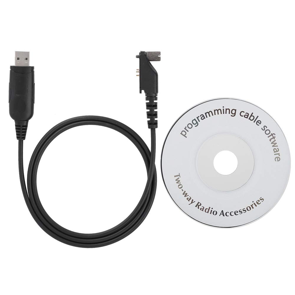 PUSOKEI 1M USB Programming Cable with CD Driver Fits for IC-F41, IC-F50, IC-F60, IC-F51, IC-F61, IC-F50V, IC-F70, IC-F80, IC-F4161, IC-F3062, IC-F4062, IC-F4062 Radio
