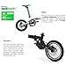 QUALISPORTS Nemo 16″ Folding Electric Bicycle (+Free Carry Bag) Ebike 7Ah Lithium-ion Battery, 36V/250W Hub Motor, Max Speed 16 MPH, 25+Miles, 4 Riding Modes(Red)thumb 3