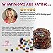 Lactation Cookies Breastfeeding Supplement - Rainbow Candy - Support Mothers Breast Milk Supply Increase - with Brewers Yeast Powder 100% Fenugreek Free - 6 Cookies, 20oz