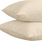 Moonlight20015 Double Duvet Cover Set Cream Solid Soft Bedding with 2 view 7