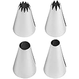Wilton 418-1703 Round Star Icing Tip Set, Large