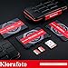 Kiorafoto KHD-SD4 Easy Carry 4 Slots Slim Credit Card Size Lightweight Portable SD Memory Card Case Storage Keeper Holder Protector for 4 SD SDHC SDXC Cards