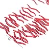 100-PCS-Red-Worm-Soft-Rubber-Fishing-Lures-Baits-15-Inch-4-cm