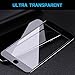 MANTO Screen Protector for iPhone 8 Plus, iPhone 7 Plus, iPhone 6S Plus, iPhone 6 Plus 5.5 Inch Full Coverage Tempered Glass Film Edge to Edge Protection 2-Pack, Black