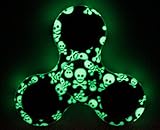 TSAAGAN Novelty Colourful Hand Spinner Glowing Fidget Spinner Fidget Toy Skull