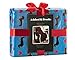 Ashford & Brooks Printed Plush Sherpa-Lined Mink Fleece Cozy Throw Blanket 50” x 60” - Turquoise Dachshund Dog Love
