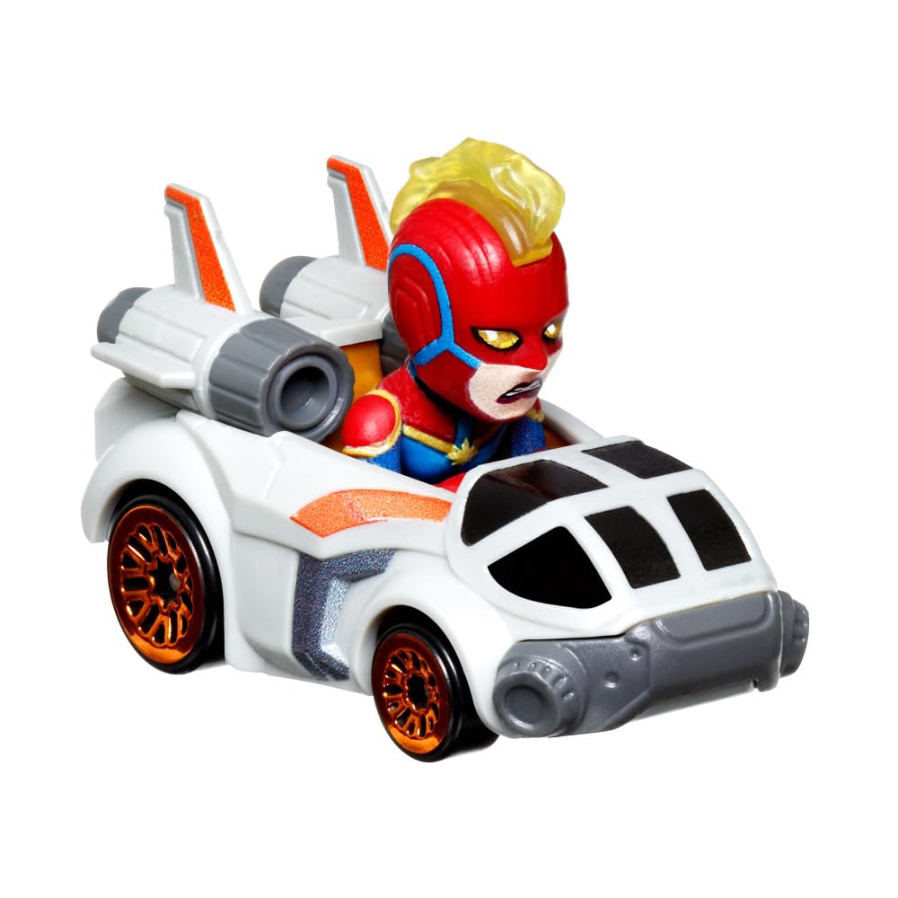 Hot Wheels RacerVerse Die-Cast - Marvel Captain Marvel Toy Race Car