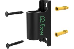 FXW Fence-to-Wall Anchor (Pack of 4) for Use with Dog Playpen in Yard, Garden, Doorways, Fireplace, Indoor/Outdoor, Fits All Heights of FXW Rollick/Homeplus/Aster Playpen, Black│Patented