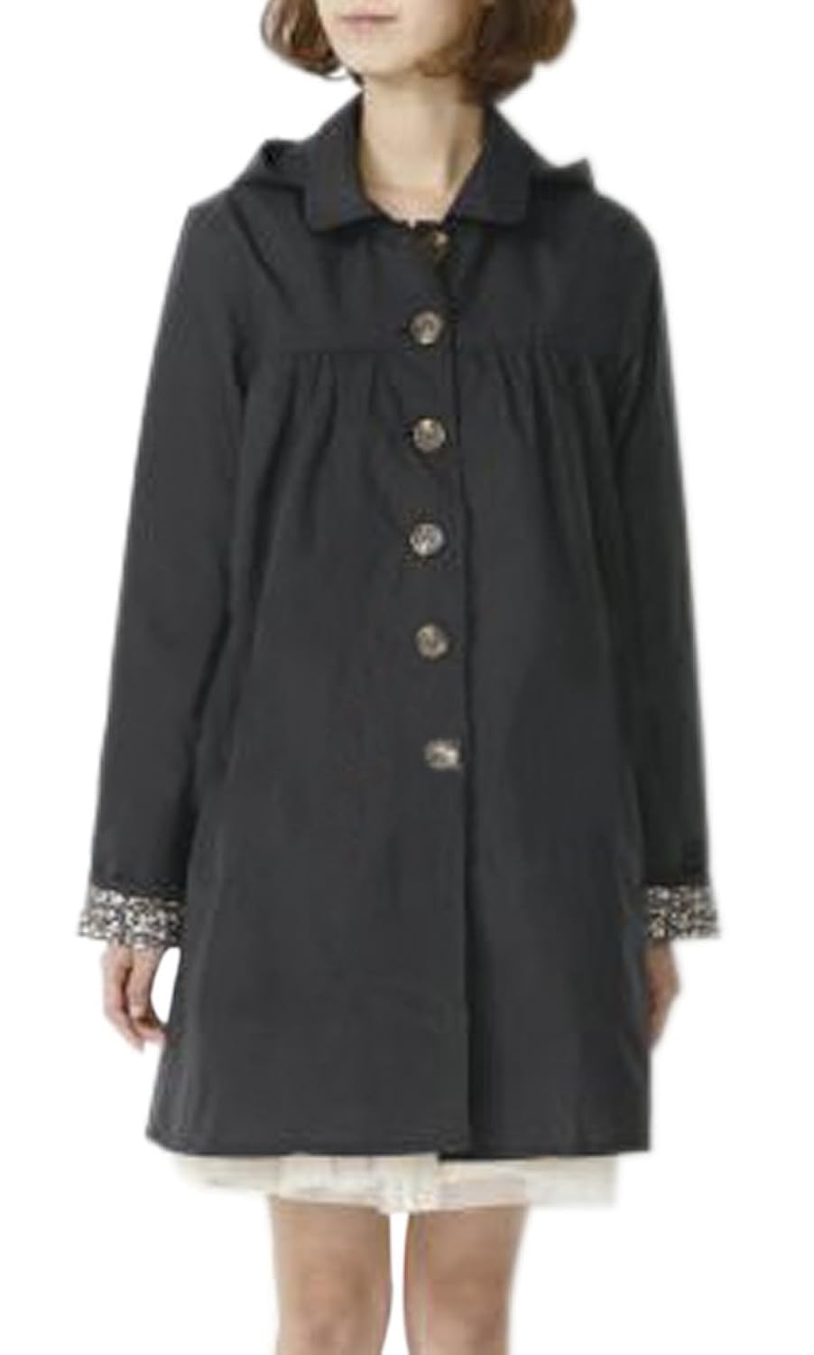 qzunique women's fashion outdoor packable rain jacket