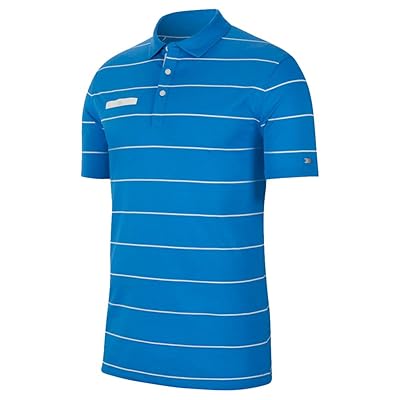 Nike Dry Fit Player Stripe Golf Polo Light Blue 2019 Kuwait Ubuy