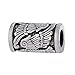 MYAROMA FINDINGS Vikings Odin's Raven Charm Beads for Bracelet Paracord Hair Beard Jewelry DIY (C84-5pcs)