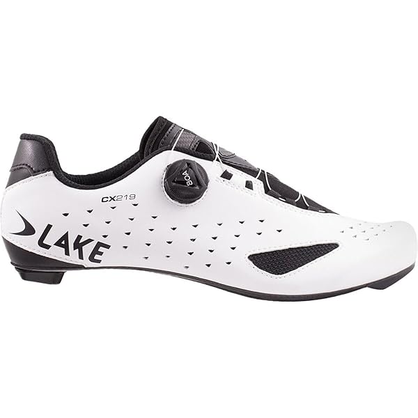 Amazon.com: Lake Cx219 Wide Cycling Shoe - Men's White/Black, 43.0