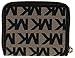 Michael Kors Zip Around Bifold Wallet (Beige/Black/Black)