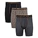 Copper Fit Men's Performance Boxer Brief Three Pack, Copper/Iron/Onyx, M