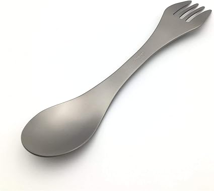 Titan Spork Goffel Gabel Loffel Kombi Leichtes Camping Besteck Besteckset Fur Outdoor Wandern Backpacking Und Freizeit Bestandig Gegen Sauren Und Laugen Nie Rosten Umweltfreundliches Ge Amazon De Sport Freizeit