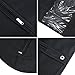 Magicfly Garment Bags for Suits, 42 Inch Suit Cover Bag for Men Travel, Hanging Cover for Men Suits Full Zipper, Pack of 3, Black