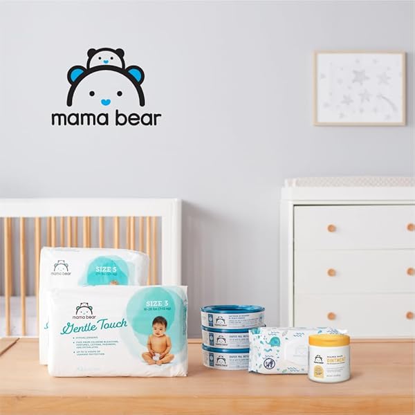 AMAZON BRAND – MAMA BEAR DIAPER RASH OINTMENT AND SKIN PROTECTANT WITH COD LIVER OIL, 16 OZ, PACK OF 1
